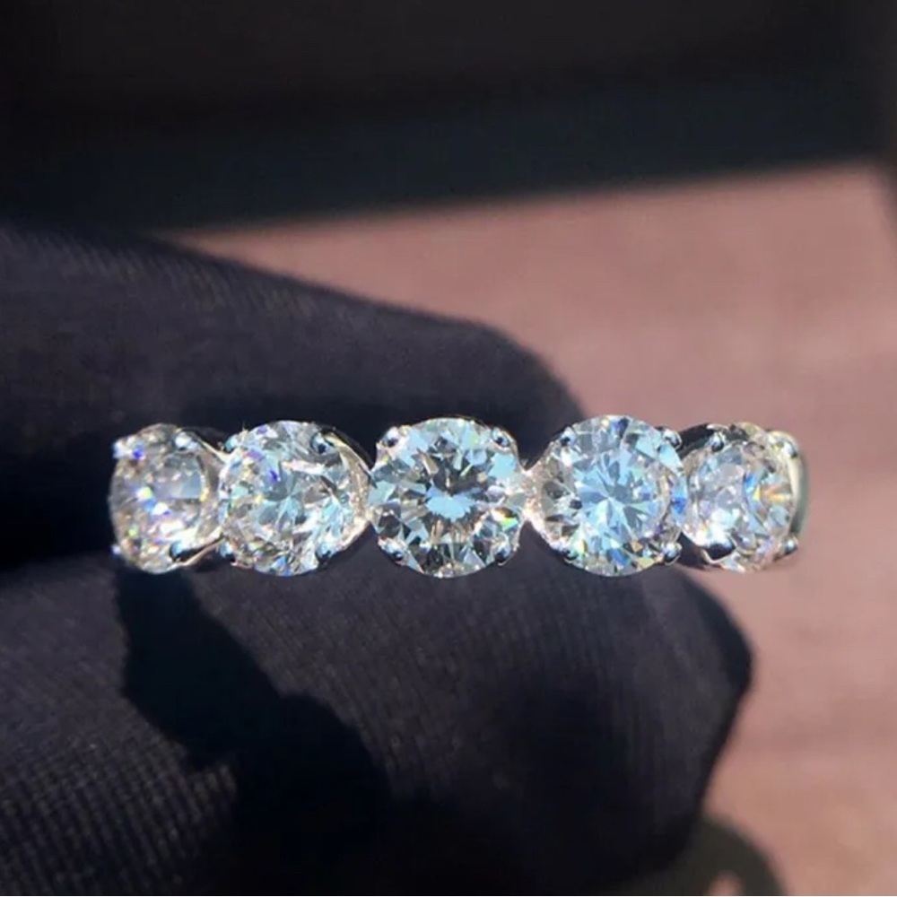 ETERNITY BRIDAL RING SIZE 8 - Picture 3 of 6